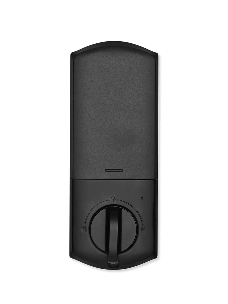 QOLSYS IQDLK-PGK-MB Cerradura con botón pulsador - Cerradura Inteligente PowerG, color negro mate ( Matted Black )
