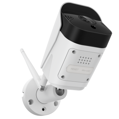 NGTECO NGC401 - Cámara Bullet WiFi / 1080P / Distancia IR 15 metros / Almacenamiento local y en la nube / Control Remoto / Audio Bi-direccional / Funciona con Alexa