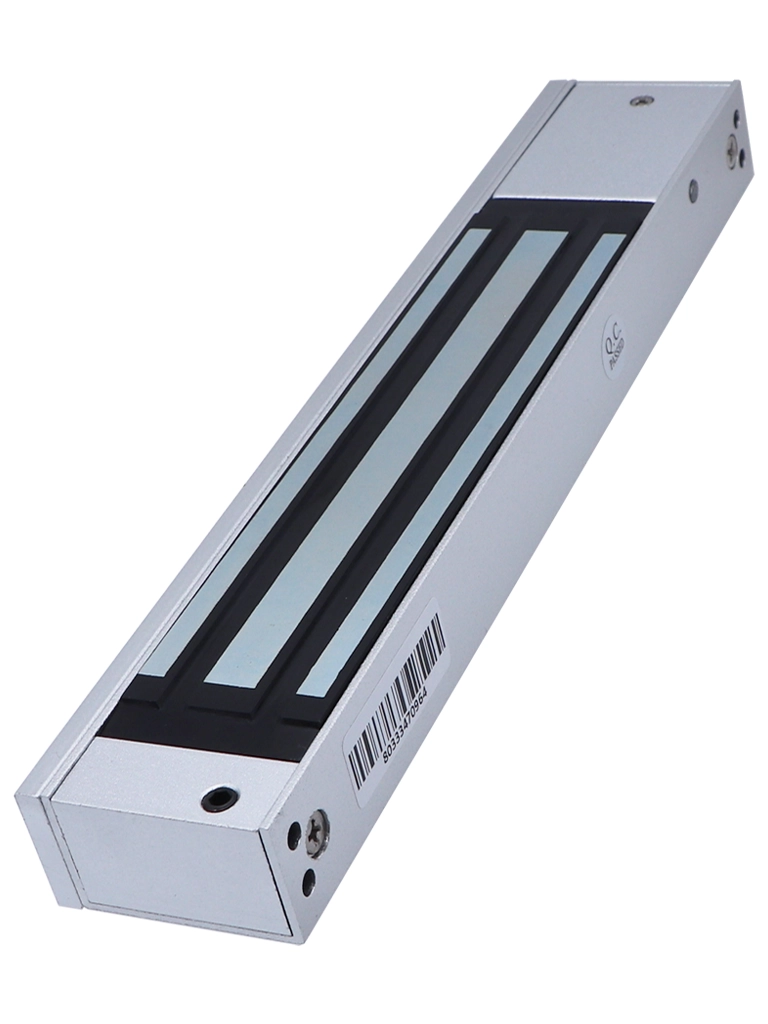 ZKTECO LM200LED - Cerradura Magnética para Uso Interior, Fuerza de Sujeción 200kg, 12/24 VCC, Fail Safe, Compatible con Puertas de Madera, Vidrio y Metálicas