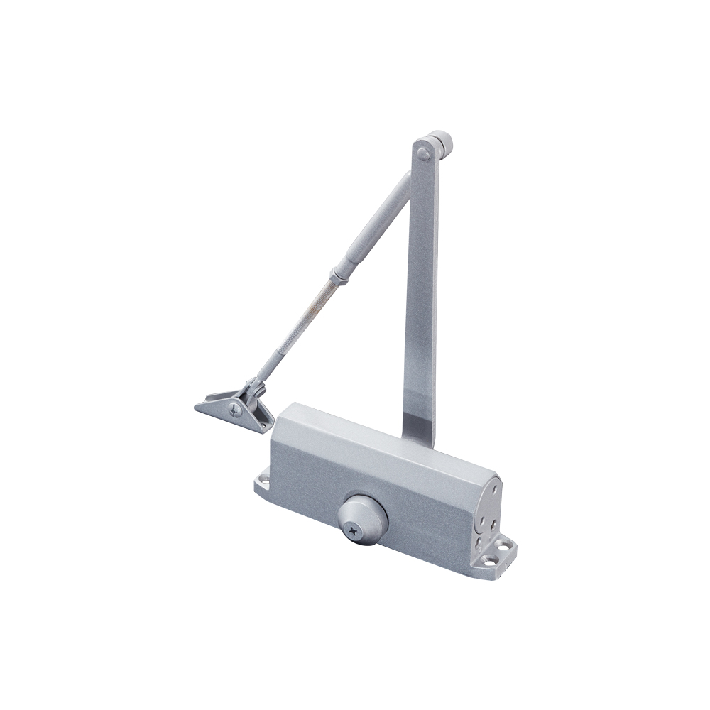 YLI YC812 - Brazo cierra puerta automático / Para puertas de 65 kg / Compatible con puertas de madera, vidrio, metal / Velocidad ajustable de cierre / Instalación izquierda o derecha