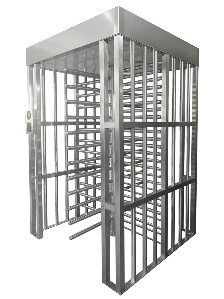 WEJOIN WJFTH603B - Torniquete de Cuerpo Completo Full Height para Control de Acceso | Uso Exterior | Compatible con RFID, Huella y QR | Seguridad Industrial | 5 Millones de Ciclos