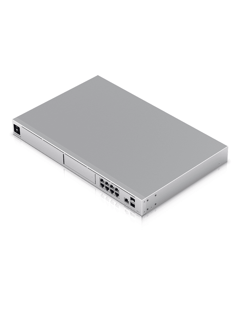 UBIQUITI UDM-SE- UniFi Dream Machine Special Edition/ 1 Puerto WAN 2.5G RJ45 y 1 Puerto WAN SFP+/ 8 puertos LAN RJ45 con POE/ 1 LAN SFP+/ 128 GB de memoria interna/ Aplicaciones UniFi Integradas