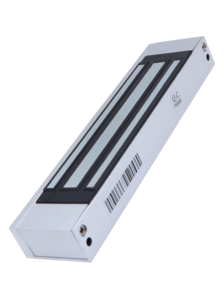 ZKTECO LM120 - Cerradura Magnética para Uso Interior, Fuerza de Sujeción 120kg, 12/24 VCC, Fail Safe, Compatible con Puertas de Madera, Vidrio y Metálicas