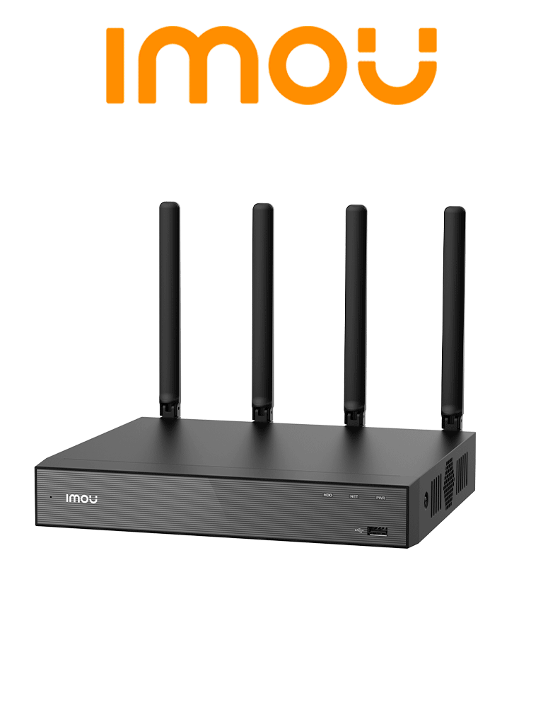IMOU NVR-N110W-8A0E - NVR WiFi 10 Canales/ Micrófono y Altavoz Incorporado/ Auto-pair con Cámaras Imou/ Soporta WiFi 6/ Capacidad de Almacenamiento Hasta 16Tb/ Rendimiento de Hasta 90Mbps