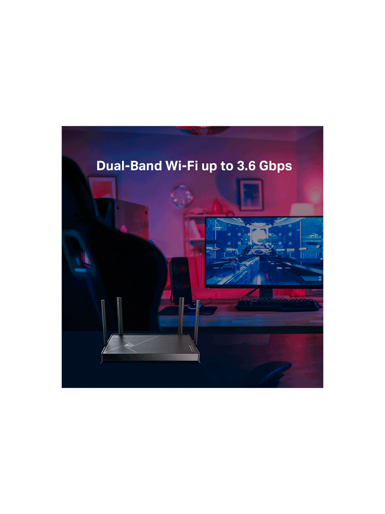 TP-LINK Archer BE230 - Router Wi-Fi 7 con Puertos Multi-Gigabit/ WiFi 7 de Doble Banda a 3.6 Gbps/ Compatible con EasyMesh/ 2× Puertos de 2.5Gb/