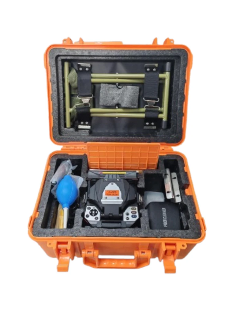 TCE LN-NET-A80S - Empalmador de Fibra Óptica 3 en 1, 110V, 5200mAh, Fusionadora de Fibra de 2.5kg, Calentamiento en 30s. Incluye Herramienta.