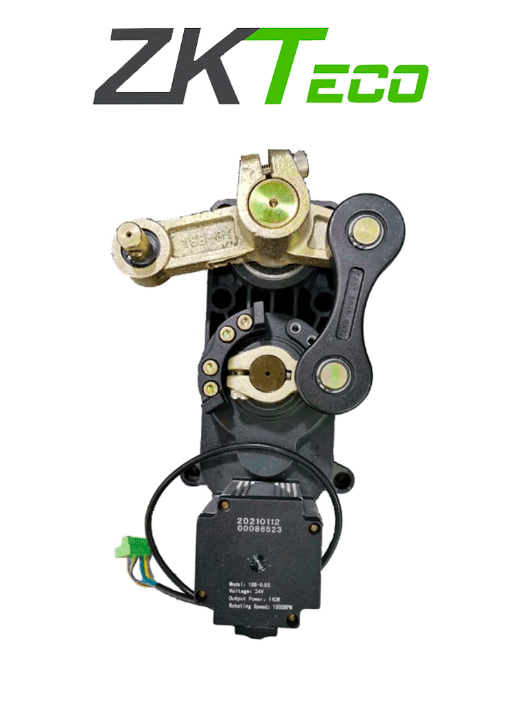 ZKTECO - REFACCION - Motor / para BGM1030 / BGM1045 / Velocidad ajustable de 1.5s ~ 3s aplicable / Eslabón de conexión de manivela / Sin Resorte / Modelo: BLDC-L/R-18B12S — ZKTeco · SKU ZKT0990038