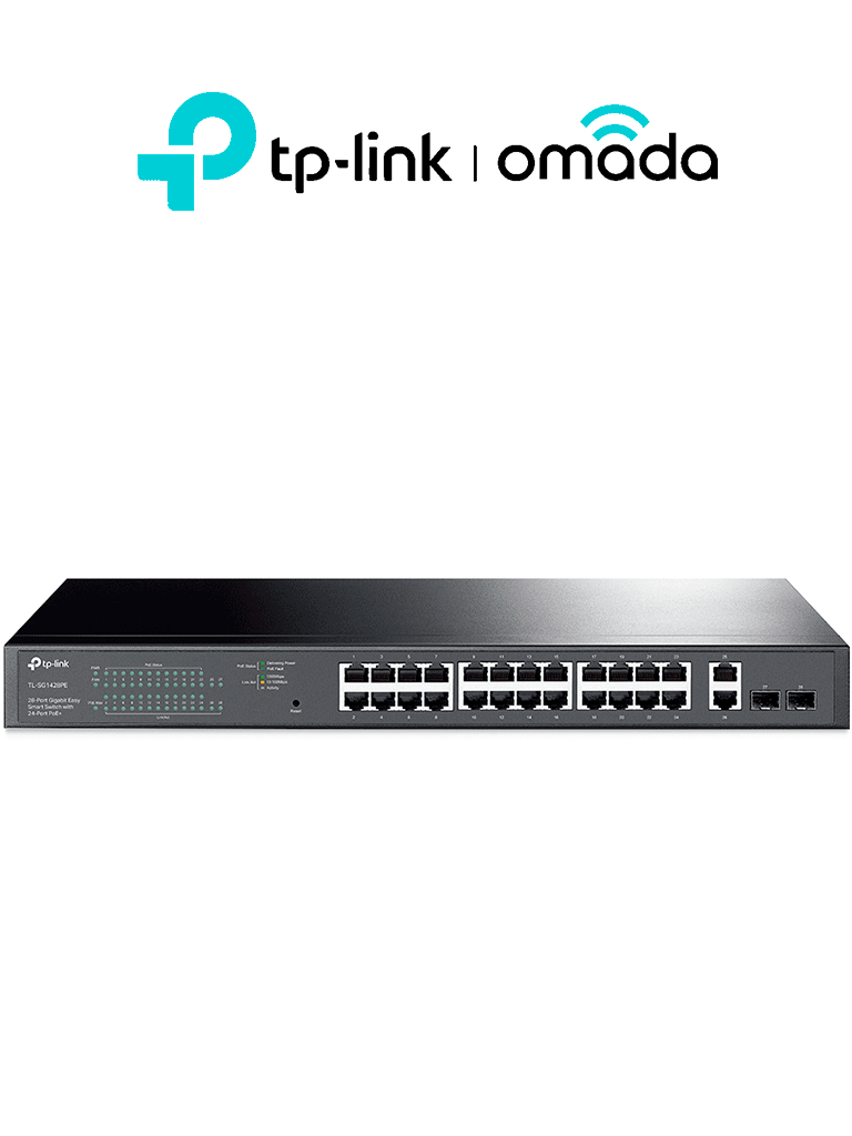 TP-LINK - TL-SG1428PE - 28 puertos con PoE+ — TP-Link · SKU TPL3720031