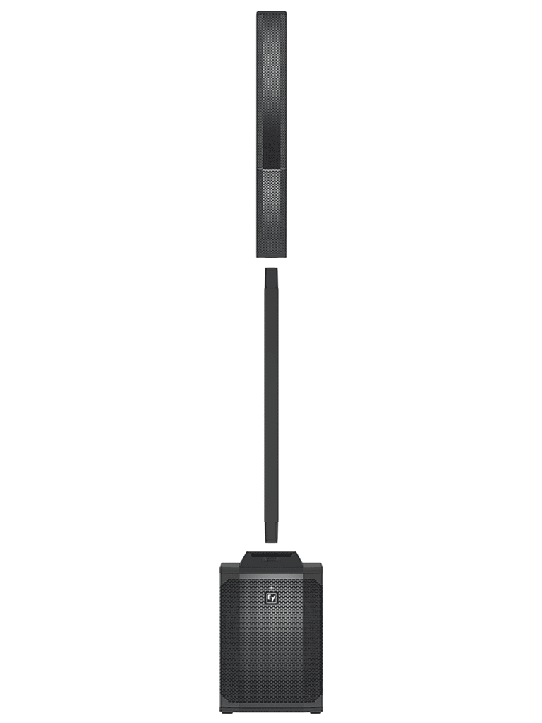ElectroVoice M_EVOLVE50M - Sistema de Altavoz Portatil Amplificado 8CH / Bluetooth / Columna 8x3.5" / Subwoofer 12" / Negro