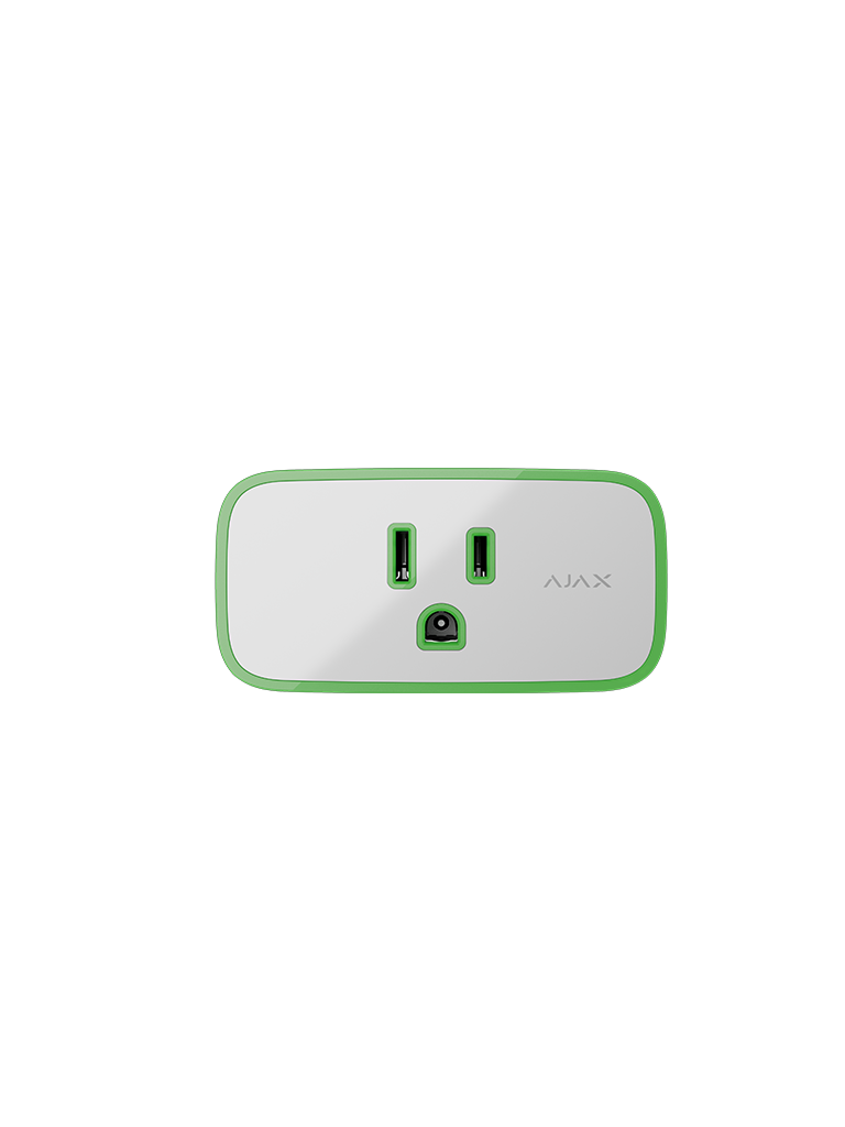 AJAX Socket - Enchufe inteligente e inalámbrico con monitor de consumo eléctrico color blanco