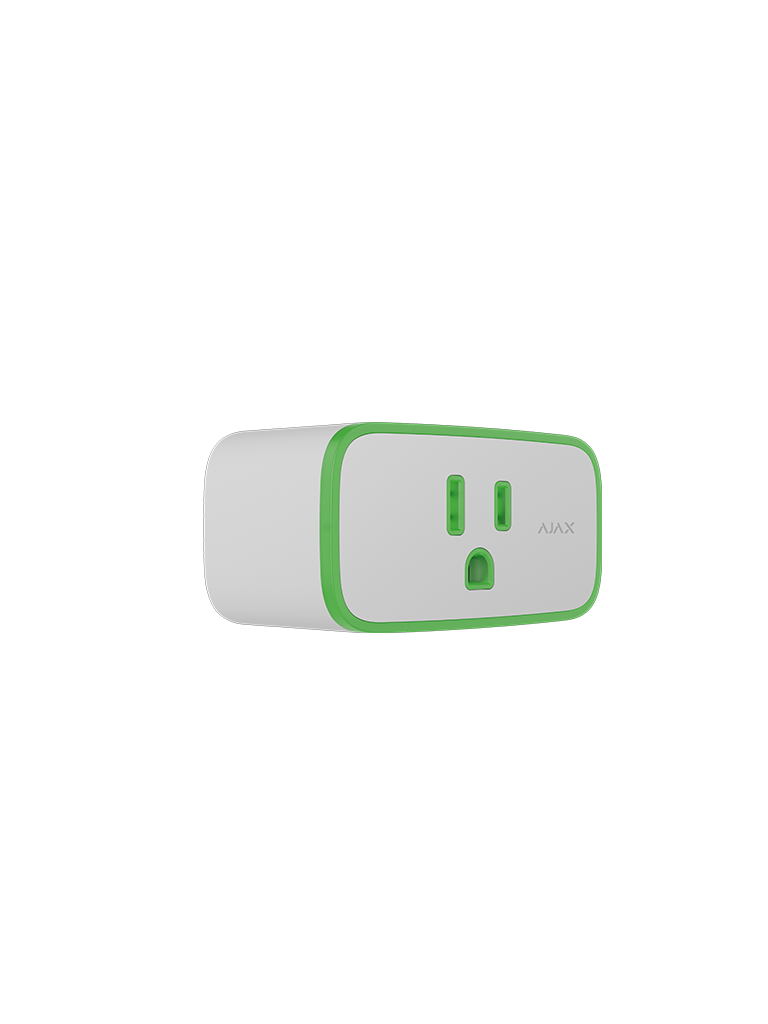 AJAX Socket - Enchufe inteligente e inalámbrico con monitor de consumo eléctrico color blanco