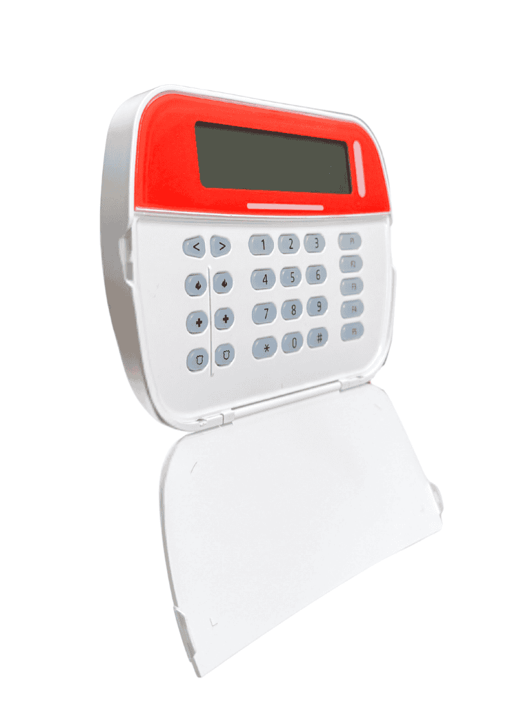 DSC HS2LCD RED - Teclado Cableado LCD Alfanumérico ROJO  admite 128 zonas compatible con NEO