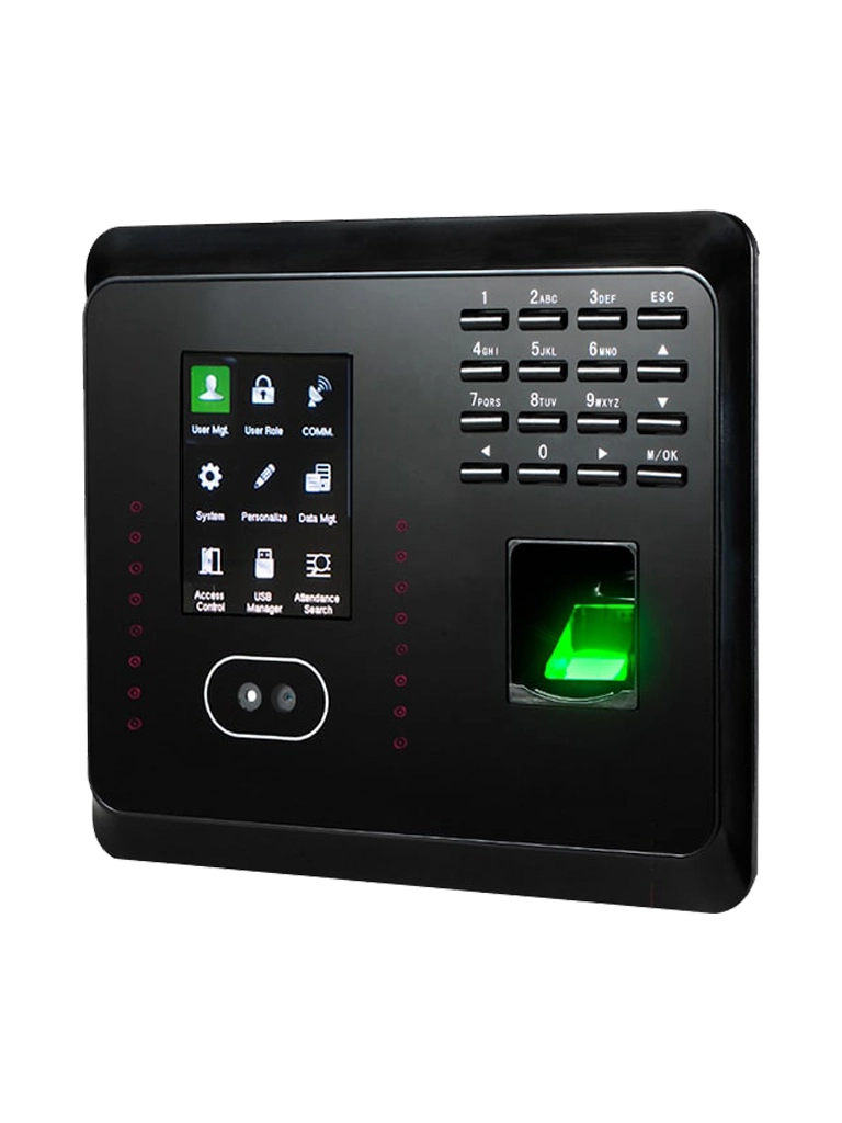ZKTECO MB360ID - Control de Asistencia y Acceso Básico con Autenticación Facial (1500 Rostros), Huella Digital BioID (2000), Tarjeta ID 125 kHz (2000), Registro de 100,000 Eventos y Conectividad TCP/IP