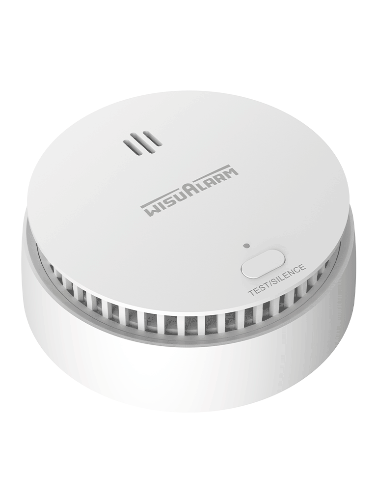 DAHUA WISUALARM DHI-HY-SA20B - Detector de Humo Standalone (Autonomo), Sensor Fotoeléctrico, Sonido de Alarma de 85dB, Alarma Visual y Audible, Durabilidad de Batería hasta 5 años, Certificaciones TÜV and CE,
