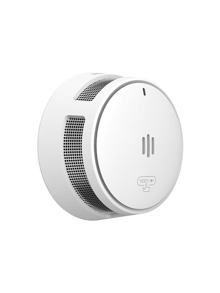 DAHUA WISUALARM DHI-HY-SA40A - Detector de Humo Standalone (Autonomo), Sensor Fotoeléctrico, Sonido de Alarma de 85dB, Batería Sellada de hasta 10 años, Alarma Visual y Audible, Certificaciones TÜV and CE,