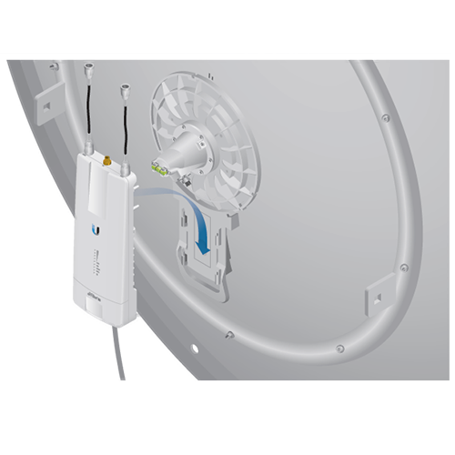 UBIQUITI AF-5G30-S45 - Antena direccional AirFiber X para radio conectorizado de 5GHz con ganancia de 30 dBi, MIMO. Compatible con AF5X y AF5XHD