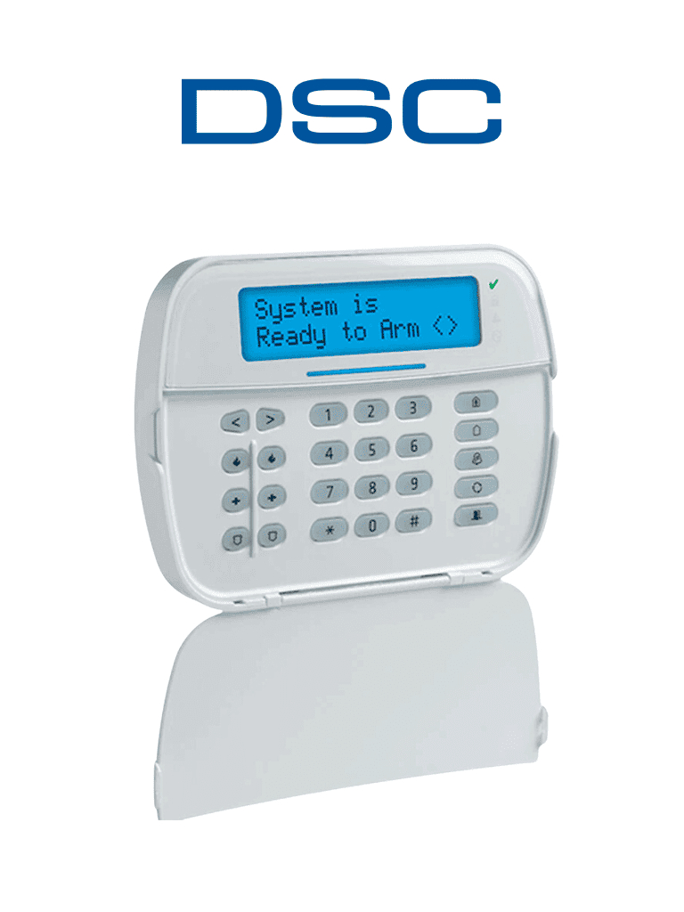 DSC-HS2LCDPRO - Teclado Cableado LCD Alfanumérico admite 248 zonas con 32 caracteres compatible con panel PRO · SKU DSC1170032