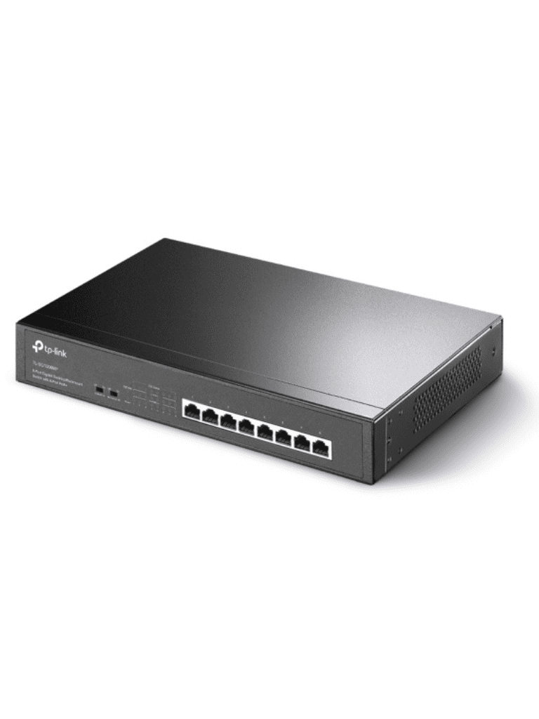 TP-LINK TL-SG1008MP - Switch Gigabit PoE+ no administrable de 8 puertos 10/100/1000 Mbps, para escritorio