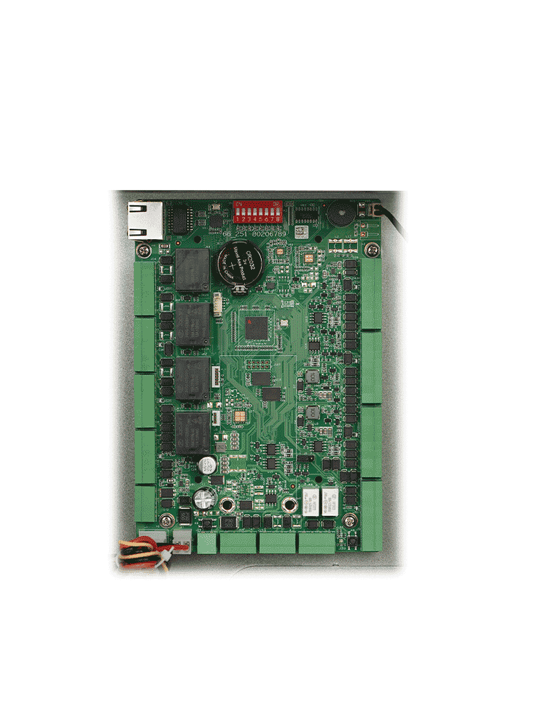 DAHUA ASC2202C-D - Control de Acceso gestiona 2 puertas y 4 lectoras, admite 100,000 usuarios, 3,000 huellas y 500,000 registros. Con Interlock, Anti-passback, desbloqueo remoto y conectividad TCP/IP; RS-485 y Wiegand.