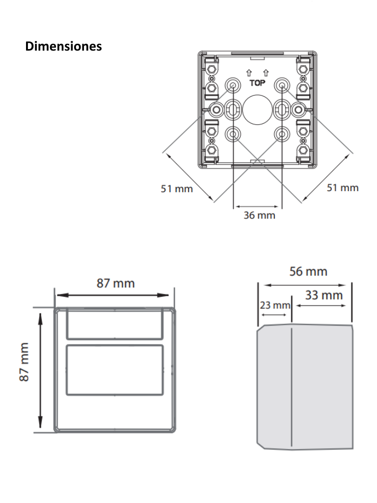 BOSCH F_FMC420RWGSGRD - Pulsador de Accionamiento Unico / Compatible con panel FPA5000 / Cristal