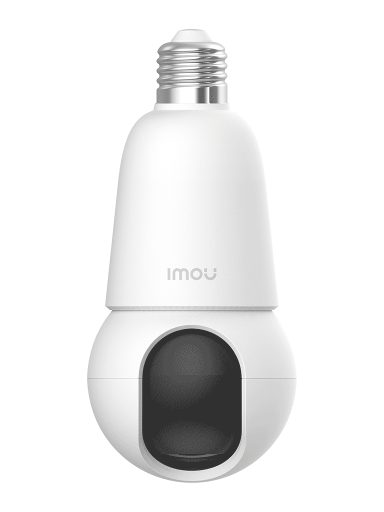 IMOU BulbCam 5MP (IPC-K6C-5H1WEB-E27-imou)- Cámara de 5Megapixeles/ Disuasión activa/ Modo privacidad/ Detección de humanos & Vehículos/ Audio bidireccional/ Full Color/ Smart tracking (No incluye Foco)