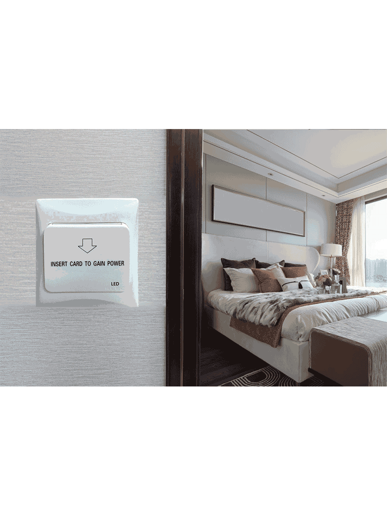 ZKTECO PSM - Modulo de Ahorro de Energía LED / Control de Energía para Habitaciones de Hotel