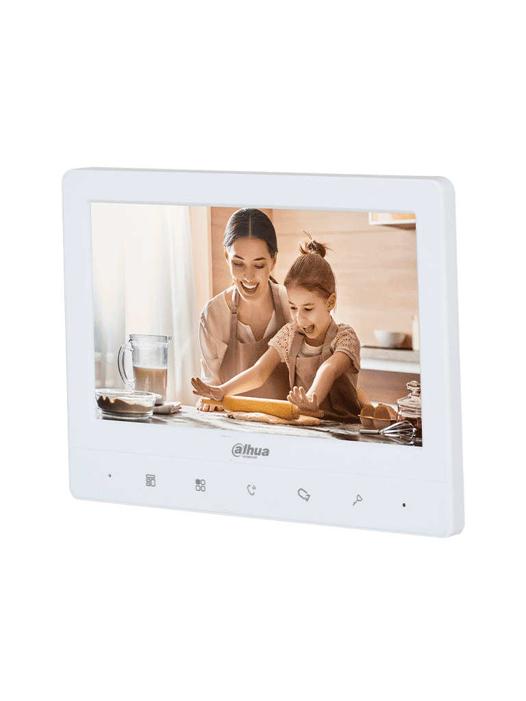 DAHUA VTH1020J - Monitor Analógico de 7" Compatible Equipos Análogos e Híbridos Dahua