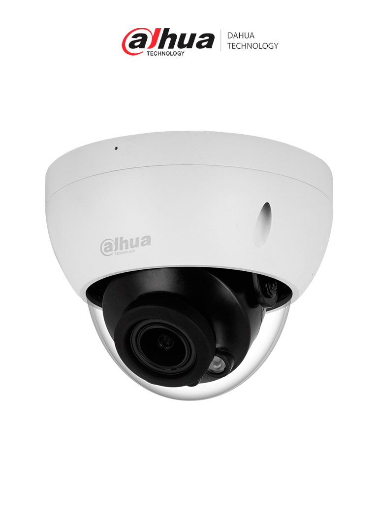 DAHUA DH-IPC-HDBW2241R-ZS Cámara Domo IP de 2 MP/ Lente Mot 2.7 mm–13.5 mm/ H.265+/ IR de 40 Mts/ WDR Real/ Prtección Perimetral/ Videoanaliticos/ SMD Plus/ Ranura para MicroSD/ IP67/ IK10/ PoE — Dahua Technology · SKU DHT0040115