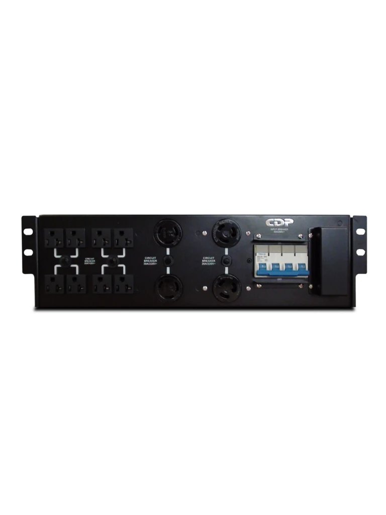 CDP UPO22-PDU 6-10K  CDP PDU / Equipos de 6kVA y 10 kVA / Unidad externa de distribución de energía / 8 receptaculos nema 5-20R /  2 receptaculos nema L6-20R / 2 receptaculos nema L6-30R / Breaker de entrada del UPS